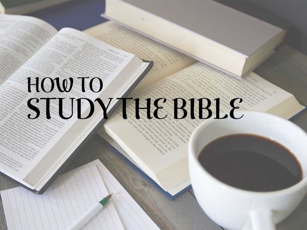 how to study the Bible