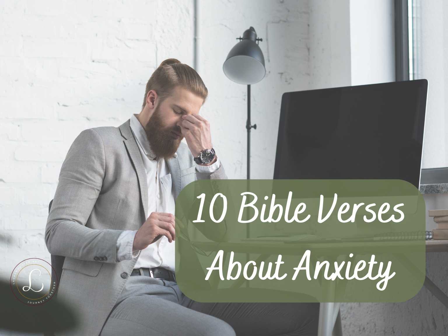 10 bible verses about anxiety